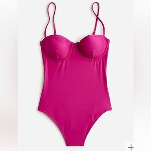 Jcrew Heritage Balconette Underwire One-piece Bathing Suit in Size 2 NWT